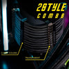 Asiahorse Black Sleeved PSU Extension Cable Kit 18AWG Cotton Custom PC Mod Kit - TieredUp Tech