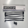 Asiahorse Black White PCIe 5.0 12VHPWR 90 Degree Sleeved