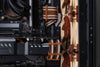 Asiahorse Brown Off White Sleeved PSU Extension Cable Kit — close-up