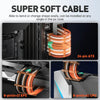 Asiahorse Brown Off White Sleeved PSU Extension Cable Kit — angle view