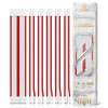 Asiahorse Snow Series Red White Sleeved PSU Extension Cable