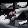 Asiahorse White 12VHPWR PCIe 5.0 Sleeved PSU Extension Cable Kit 16AWG Cotton Custom Mod Kit 4 Kit 3 End - Geek Tech