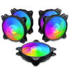 Assorted 5 - pack 120mm RGB Computer Fans - TieredUp Tech