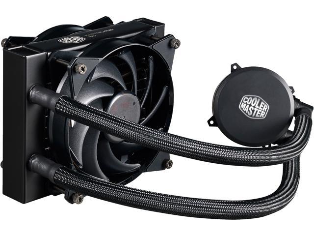 Refrigerador líquido para CPU AIO RGB de 120 mm de varias marcas, color negro 