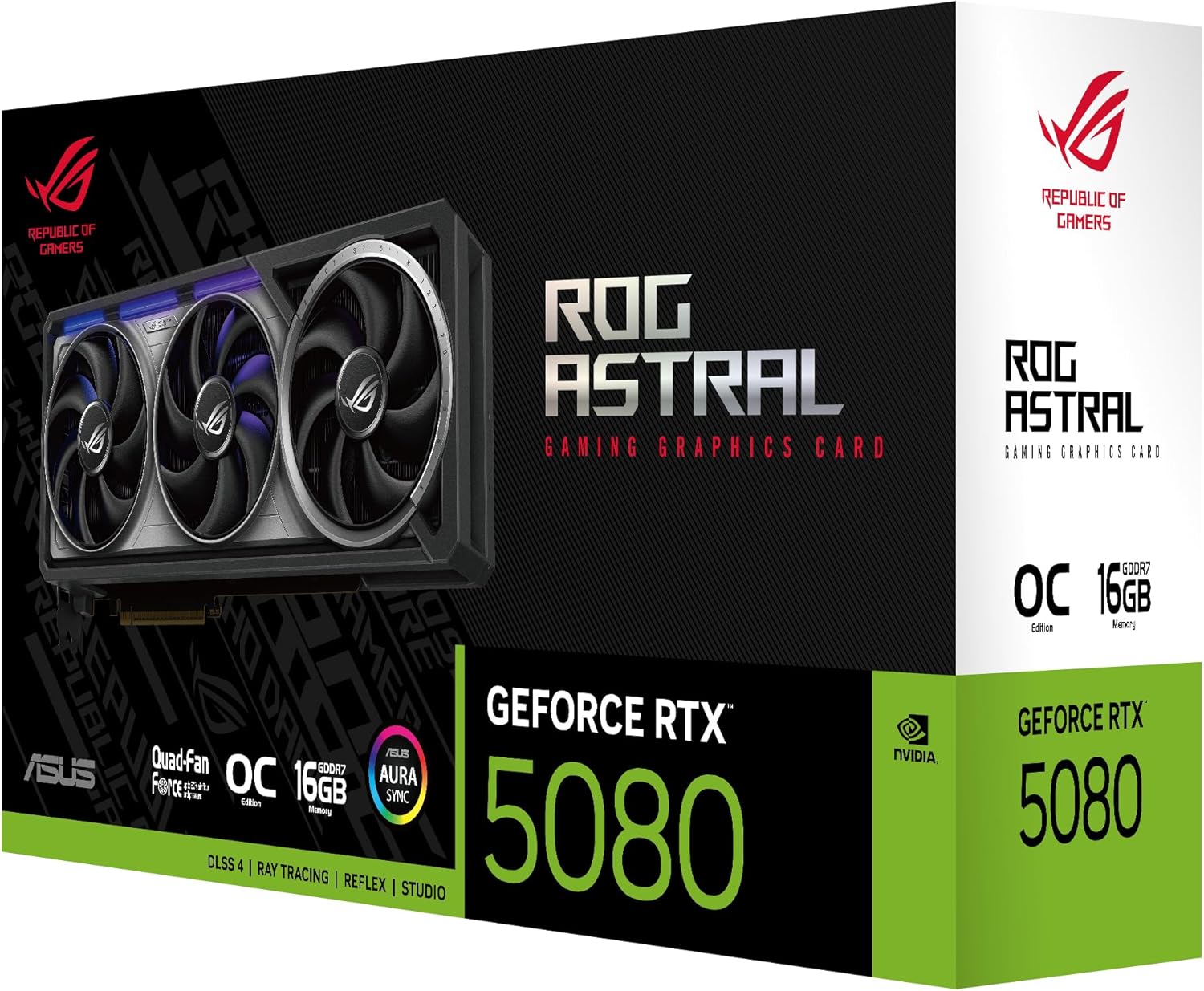 ASUS ROG Astral GeForce RTX 5080 16GB GDDR7 OC Edition GPU Video Card - Geek Tech