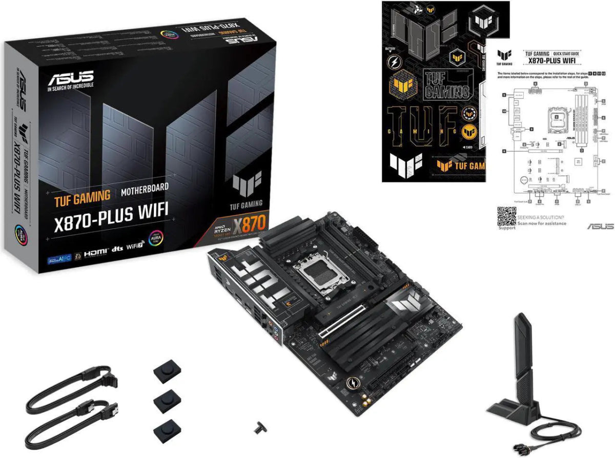 Motherboard |ASUS TUF Gaming X870 - PLUS WiFi AMD AM5 - TieredUp Tech