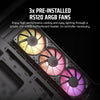 (ATX) Corsair 3500X ARGX Gaming PC Case — top view
