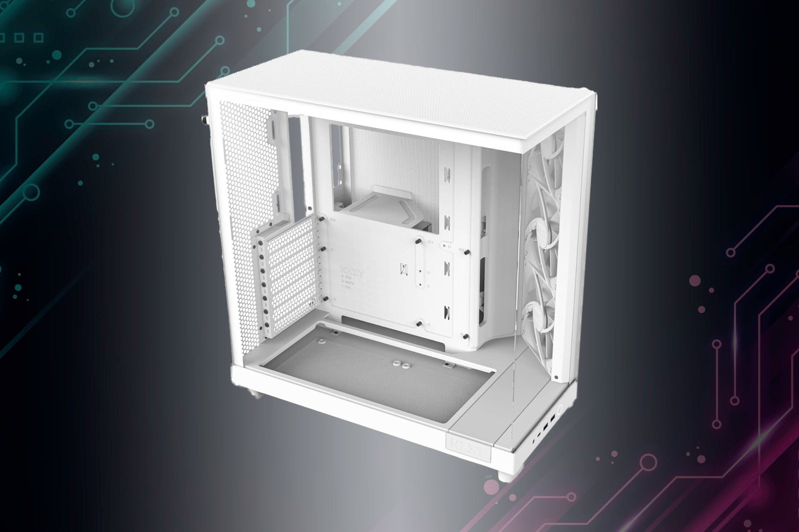 (ATX) NZXT H6 Flow CC - H61FW - 01 Gaming Computer Case - Geek Tech