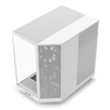 NZXT H6 Flow CC-H61FW-01 Gaming Computer Case (ATX) (White)