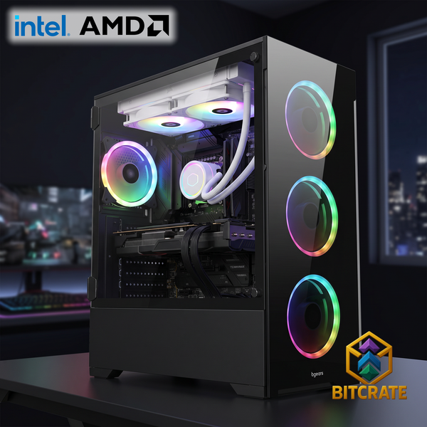 Legendary BitCrate Vogue Mark IX | i9-12900KF + RX 9070 XT Pulse | 64GB 4TB NVMe