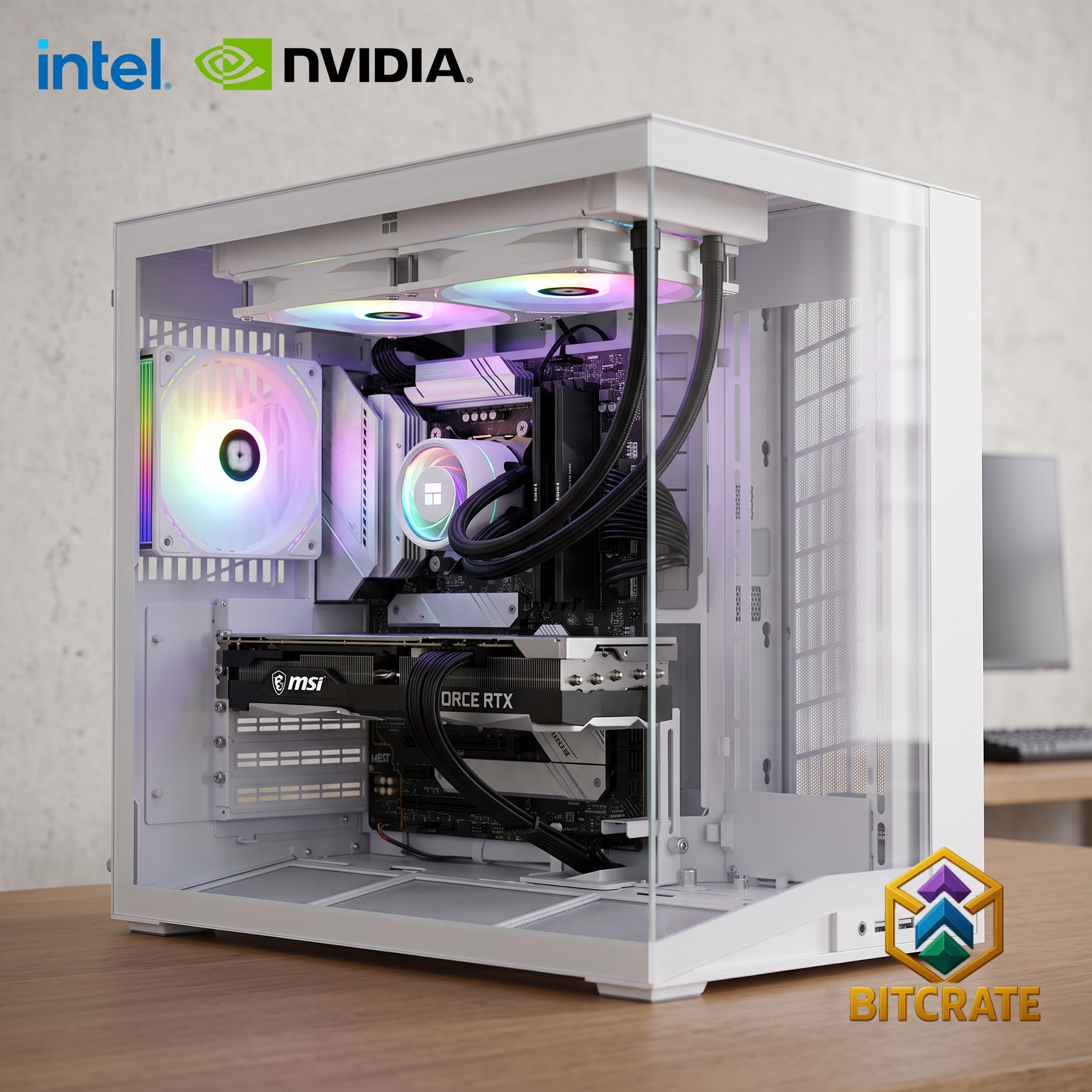 Epic BitCrate Breeze Mark XLI | i7-12700KF + RTX 5060 Ti Shadow Plus | 16GB 1TB NVMe