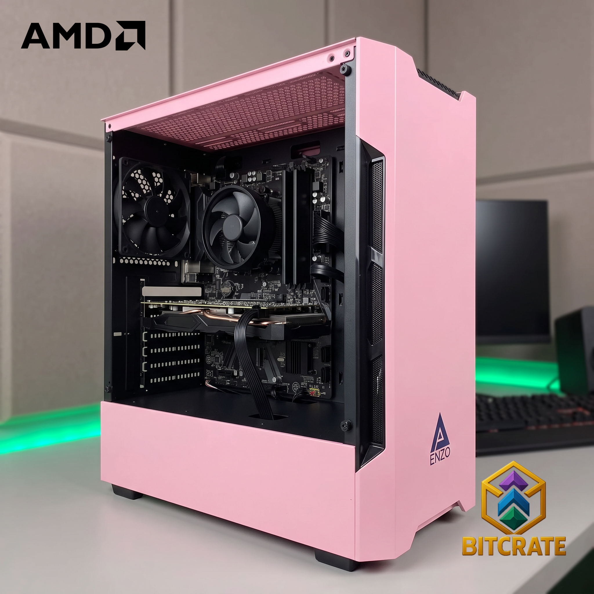 Uncommon Blush 3 | Ryzen 5 5500 + RX 7600 | 16GB 128GB