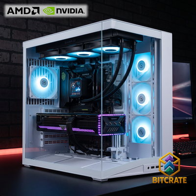 Mythic BitCrate Snowstorm Mark I | Ryzen 9 9900X3D + RTX 5080 Rog Astral | 64GB 4TB NVMe