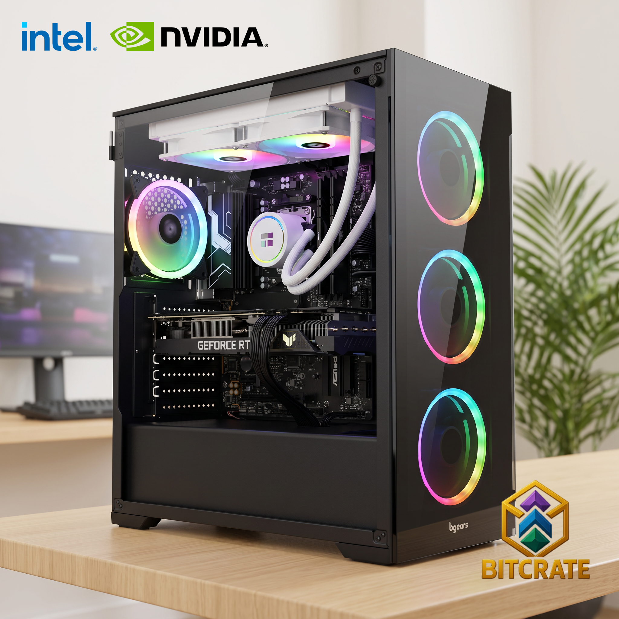 Legendary BitCrate Vogue Mark XXVI | Core Ultra 7 265K + RTX 5070 TUF | 64GB 1TB NVMe