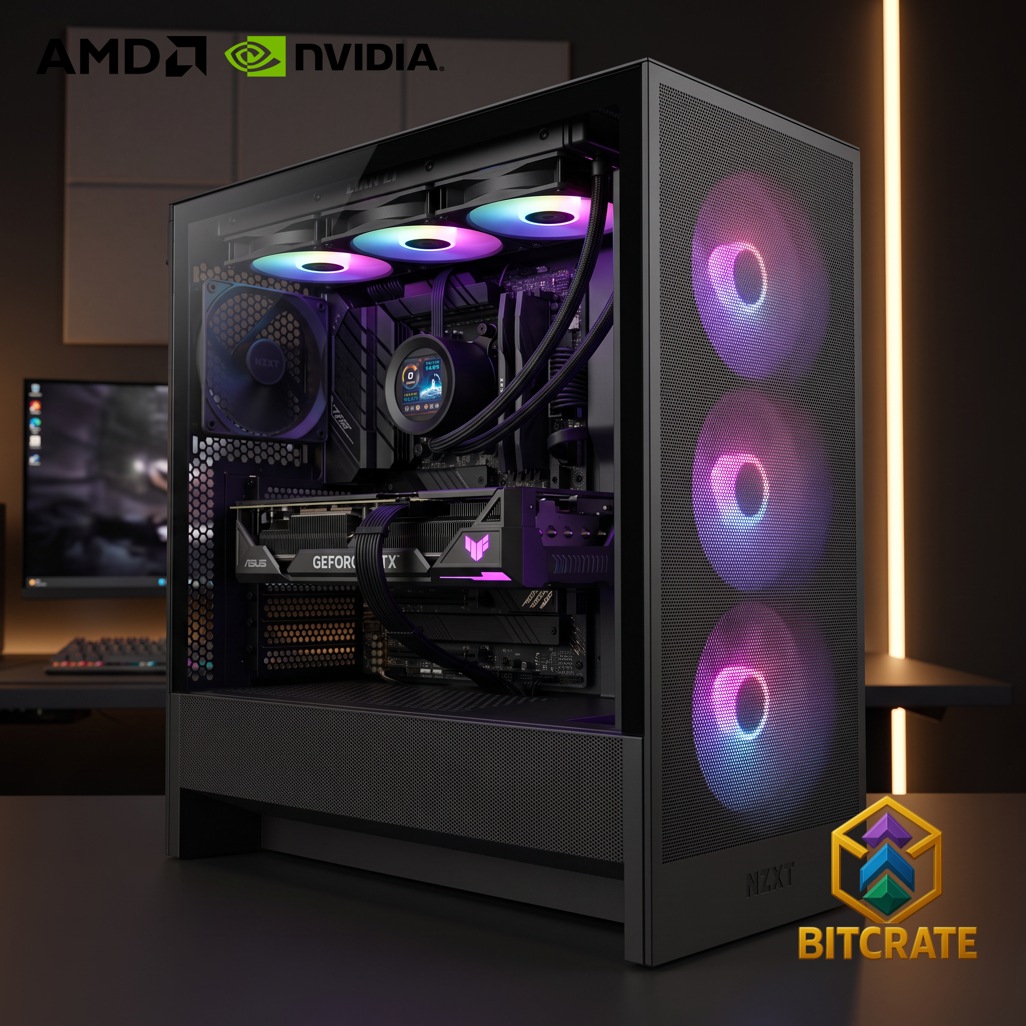 Legendary BitCrate Stratus Mark IX | Ryzen 7 9800X3D + RTX 5070 TUF | 32GB 4TB NVMe