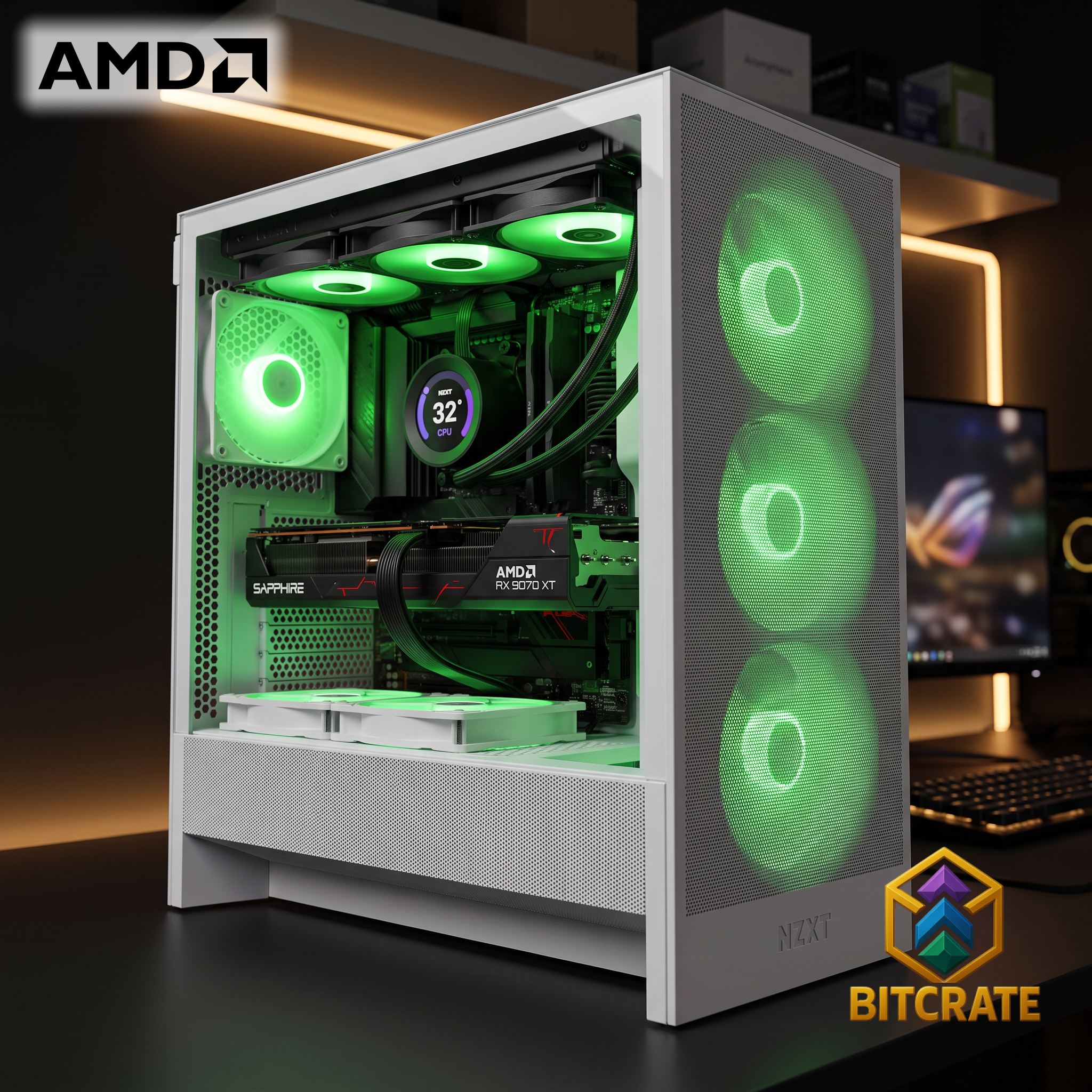 Legendary Stratus 18 | Ryzen 7 7800X3D + RX 9070 XT | 64GB 1TB