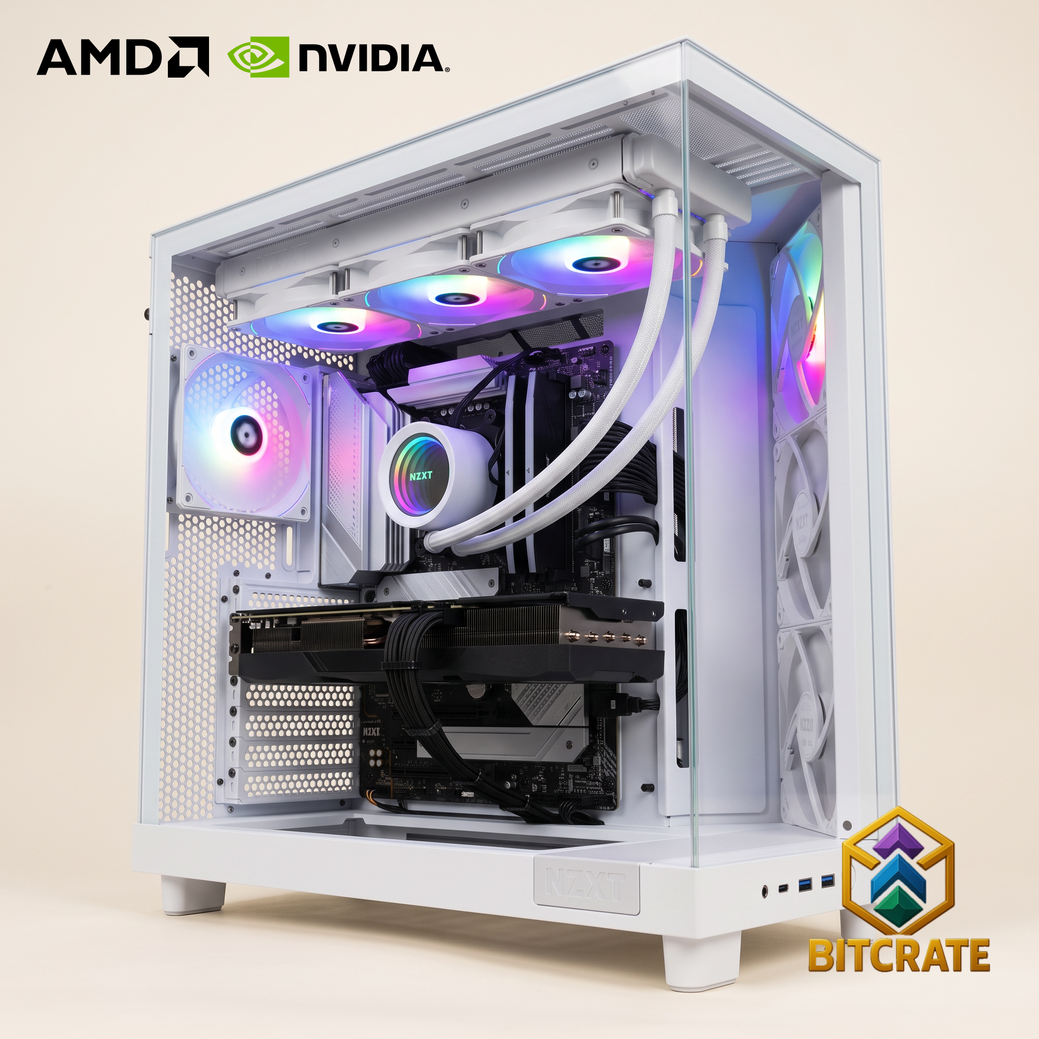 Epic BitCrate Cirrus Mark XLV | Ryzen 7 5800X + RTX 5060 Ti Shadow Plus | 32GB 1TB NVMe