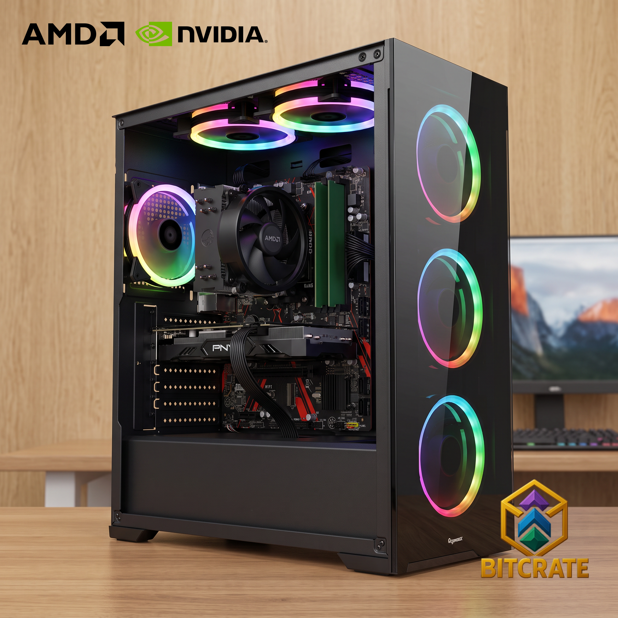 Rare BitCrate Vogue Mark XXXII | Ryzen 5 5500 + RTX 5060 Windforce | 16GB 128GB NVMe