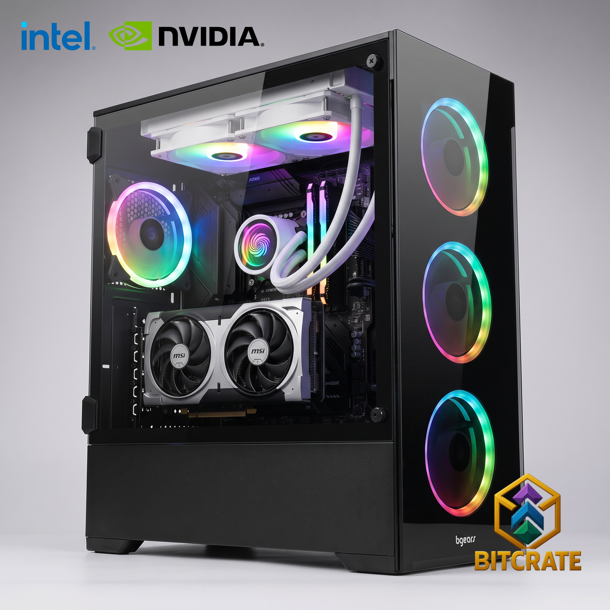 Epic BitCrate Vogue Mark IX | i9-12900KF + RTX 5060 Ti Shadow Plus | 32GB 1TB NVMe