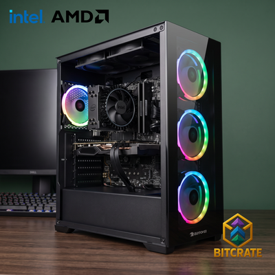Rare BitCrate Vogue Mark XXX | i5-12400F + RX 7600 Challenger | 16GB 128GB NVMe