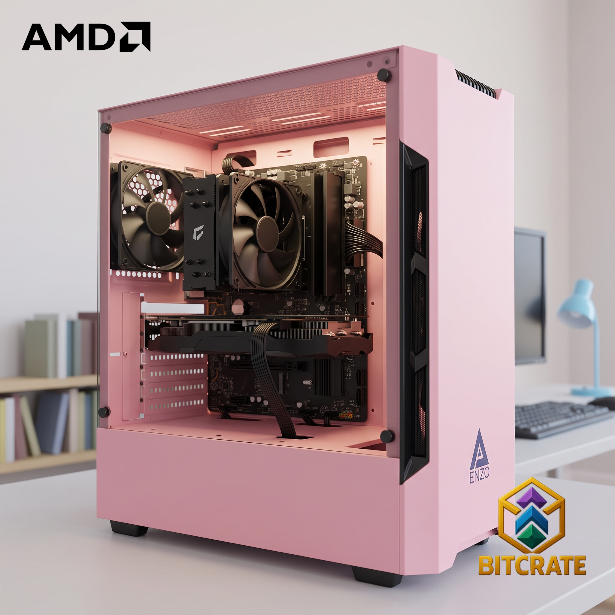 Rare Blush 6 | Ryzen 7 5800X + RX 9060 XT | 32GB 1TB