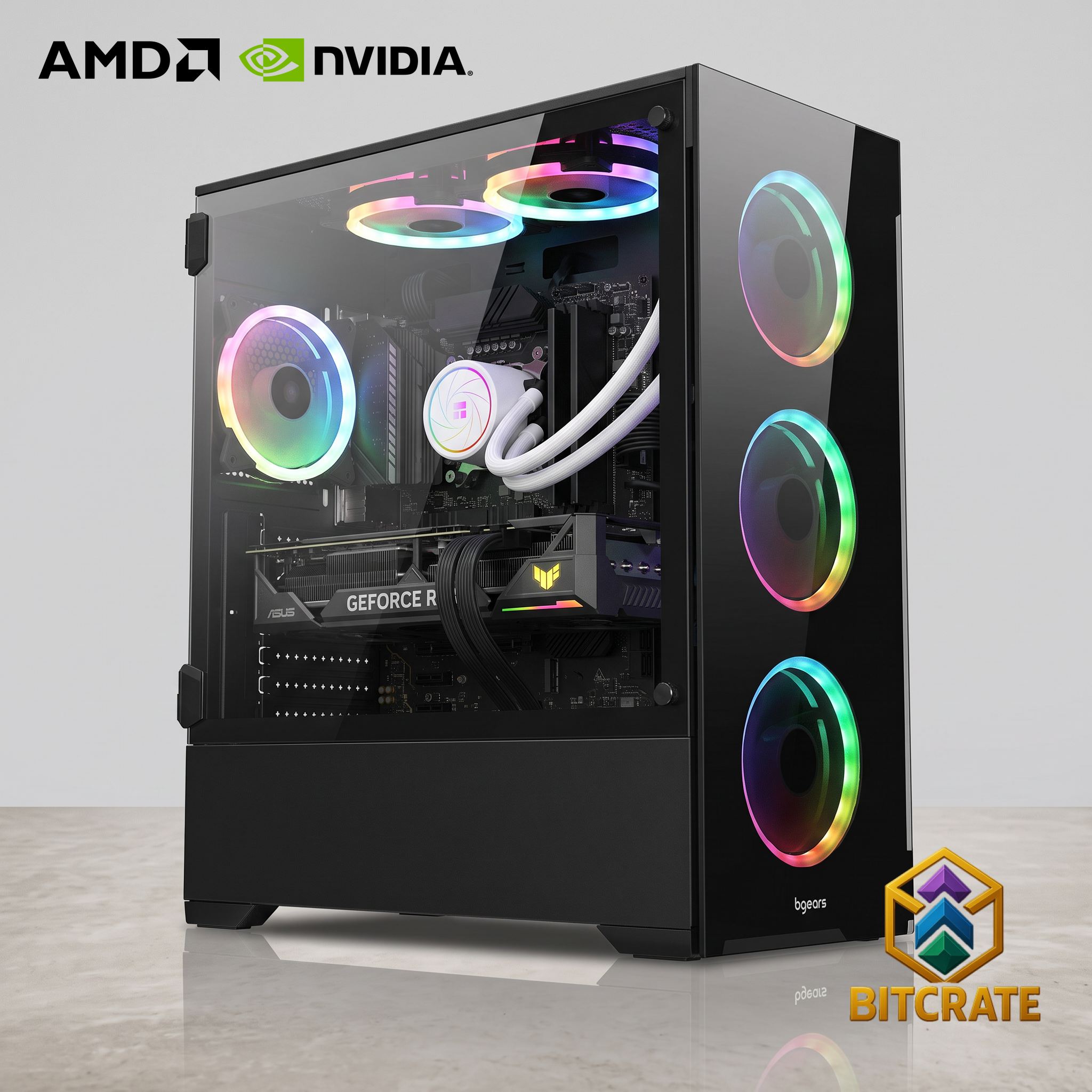 Epic BitCrate Vogue Mark XX | Ryzen 7 7800X3D + RTX 5070 TUF | 32GB 1TB NVMe
