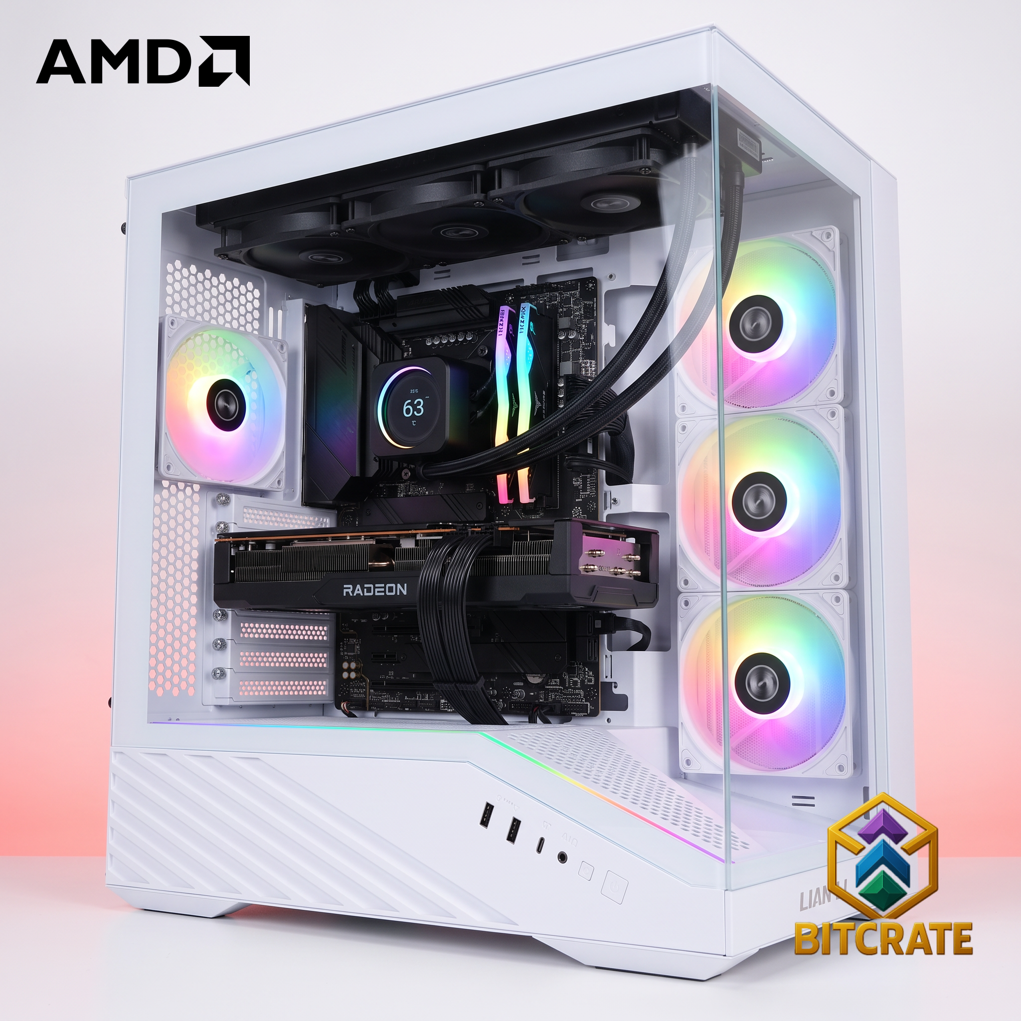 Mythic Frostbyte 8 | Ryzen 9 9900X3D + RX 9070 XT | 64GB 4TB