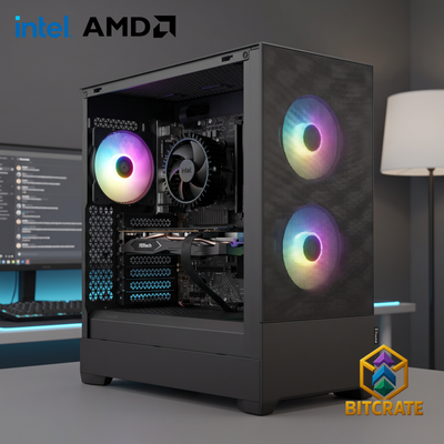 Rare BitCrate Aether Mark XXX | i5-12400F + RX 7600 Challenger | 16GB 128GB SATA