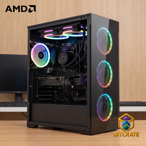Rare BitCrate Vogue Mark XXIII | Ryzen 7 5800X + RX 9060 XT | 32GB 1TB NVMe
