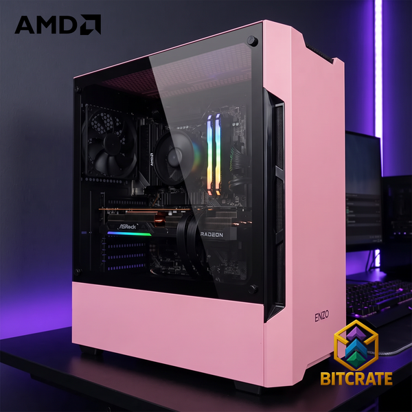 Epic Blush 47 | Ryzen 5 9600X + RX 9070 | 32GB 1TB