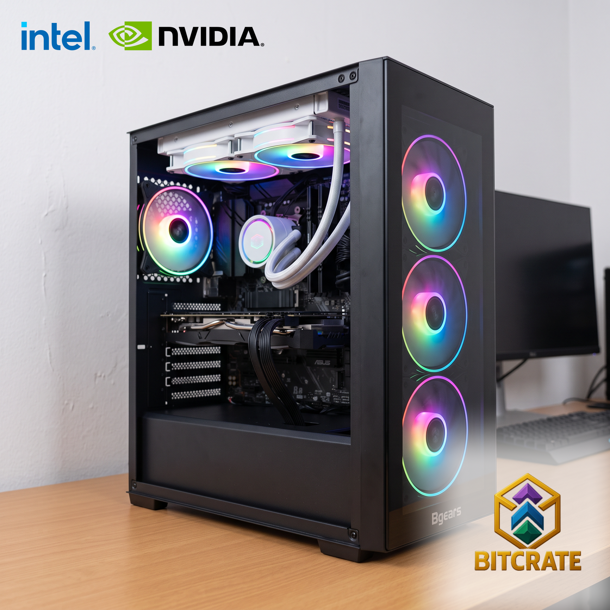Epic BitCrate Vogue Mark XLI | i7-12700KF + RTX 5060 Ti Shadow Plus | 16GB 1TB NVMe