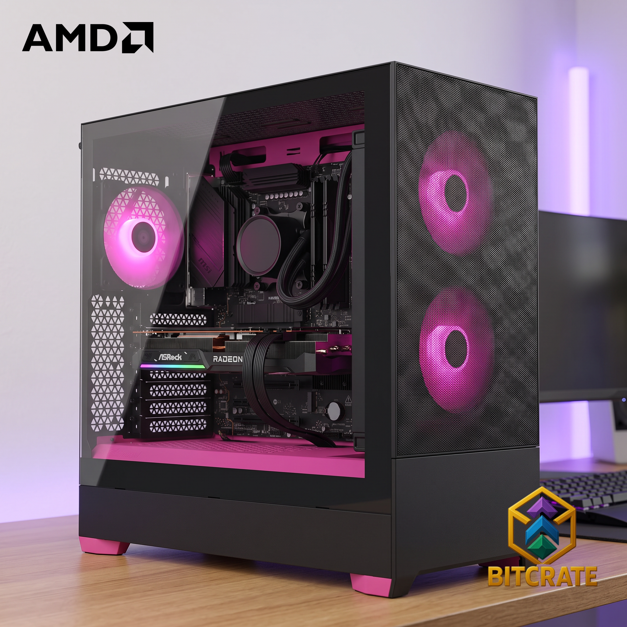 Epic Fuchsia 9 | Ryzen 7 7800X3D + RX 9070 | 32GB 1TB