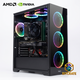 Uncommon BitCrate Vogue Mark XIX | Ryzen 5 5500 + RTX 3050 WINDFORCE V2 PCI Express 4.0 | 16GB 256GB NVMe