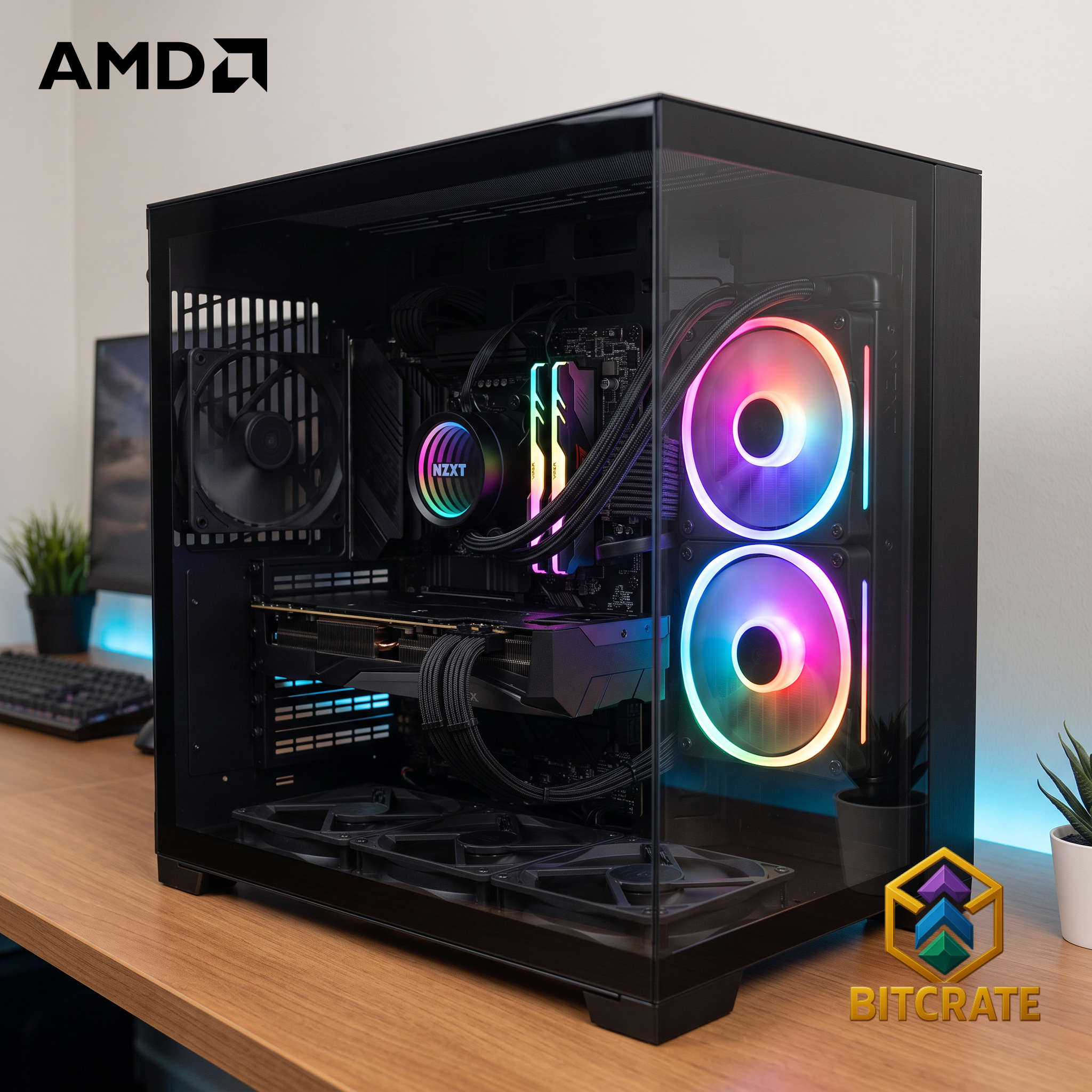 Rare BitCrate Slipstream Mark XXIII | Ryzen 5 7600X + RX 9060 XT Challenger | 32GB 1TB NVMe