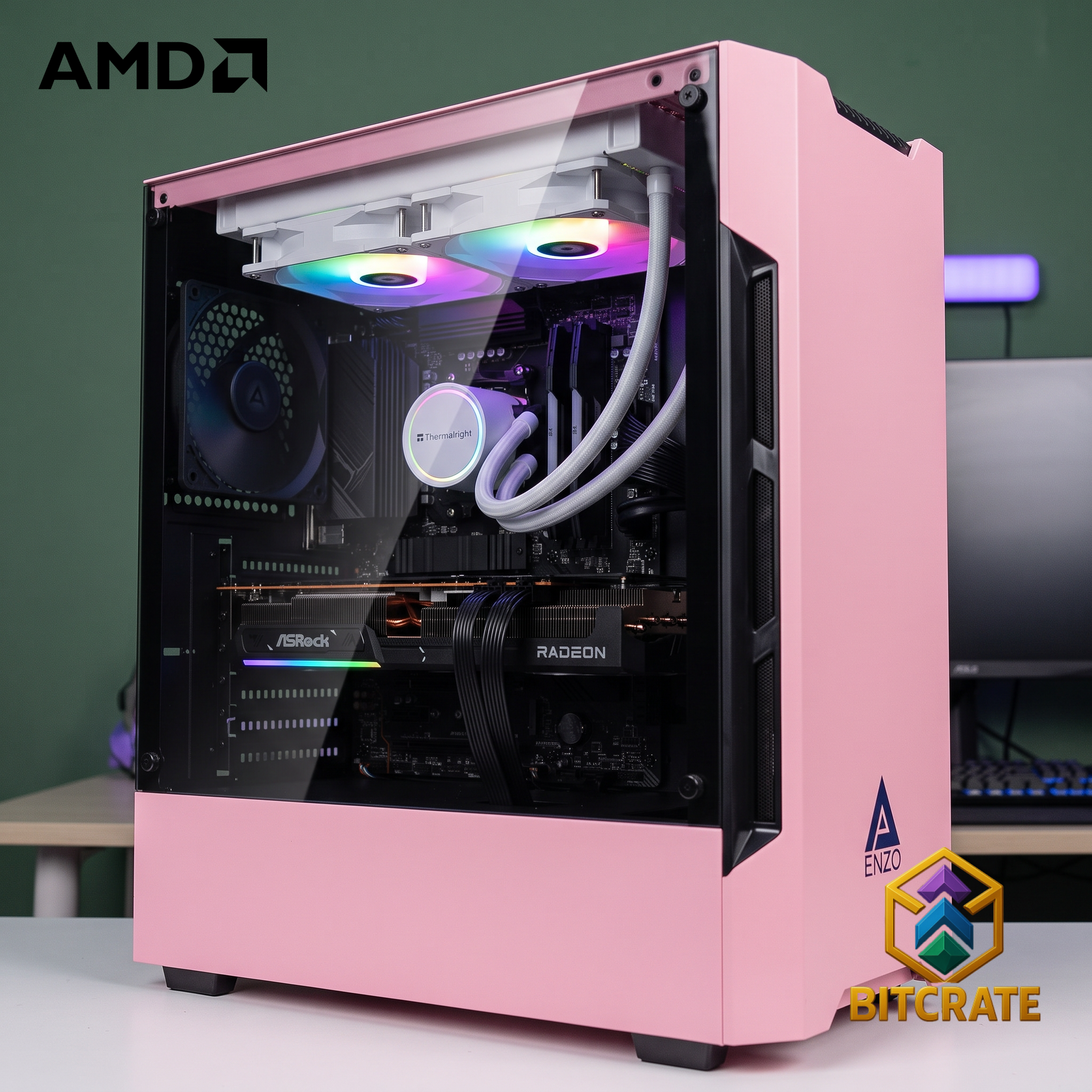 Epic Blush 1 | Ryzen 7 7800X3D + RX 9070 | 32GB 1TB