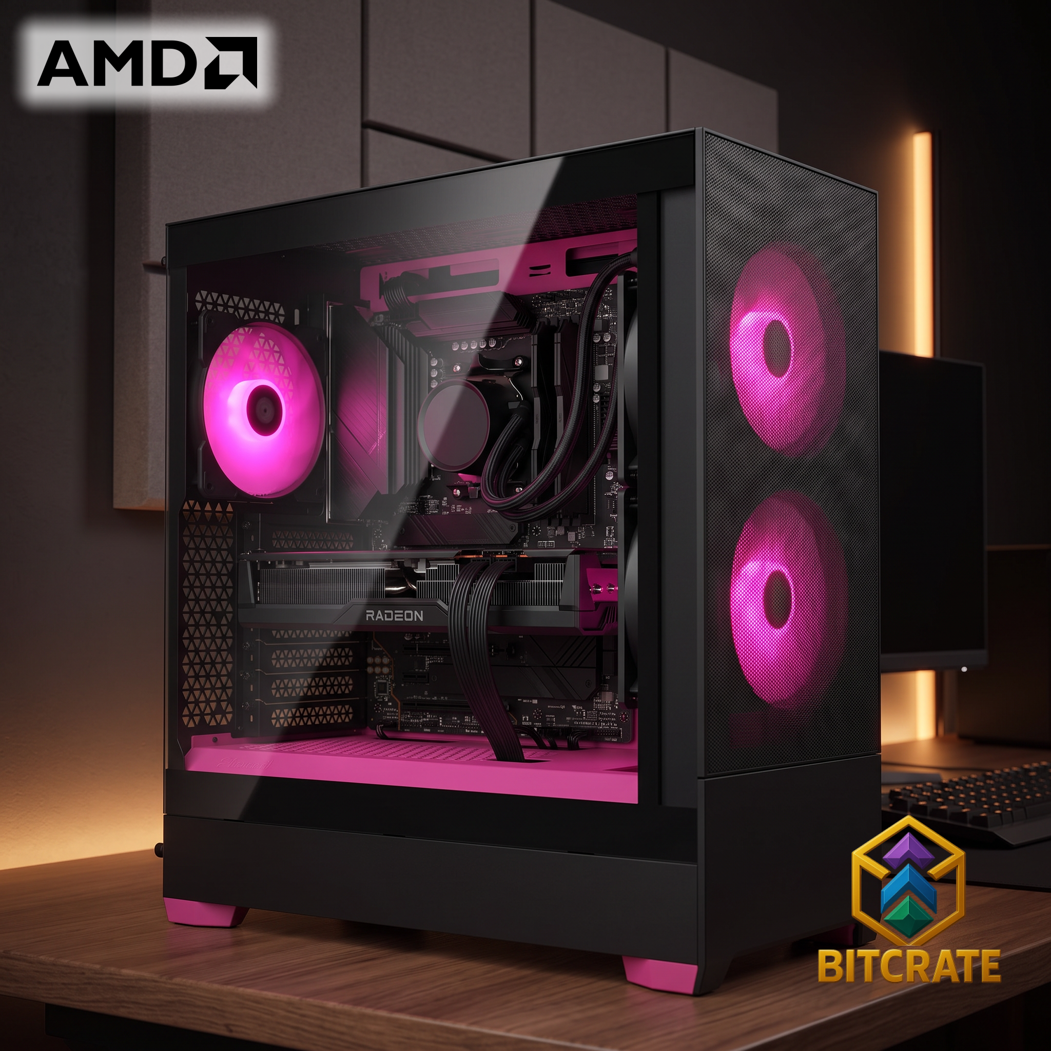 Legendary Fuchsia 8 | Ryzen 7 7800X3D + RX 9070 XT | 64GB 2TB