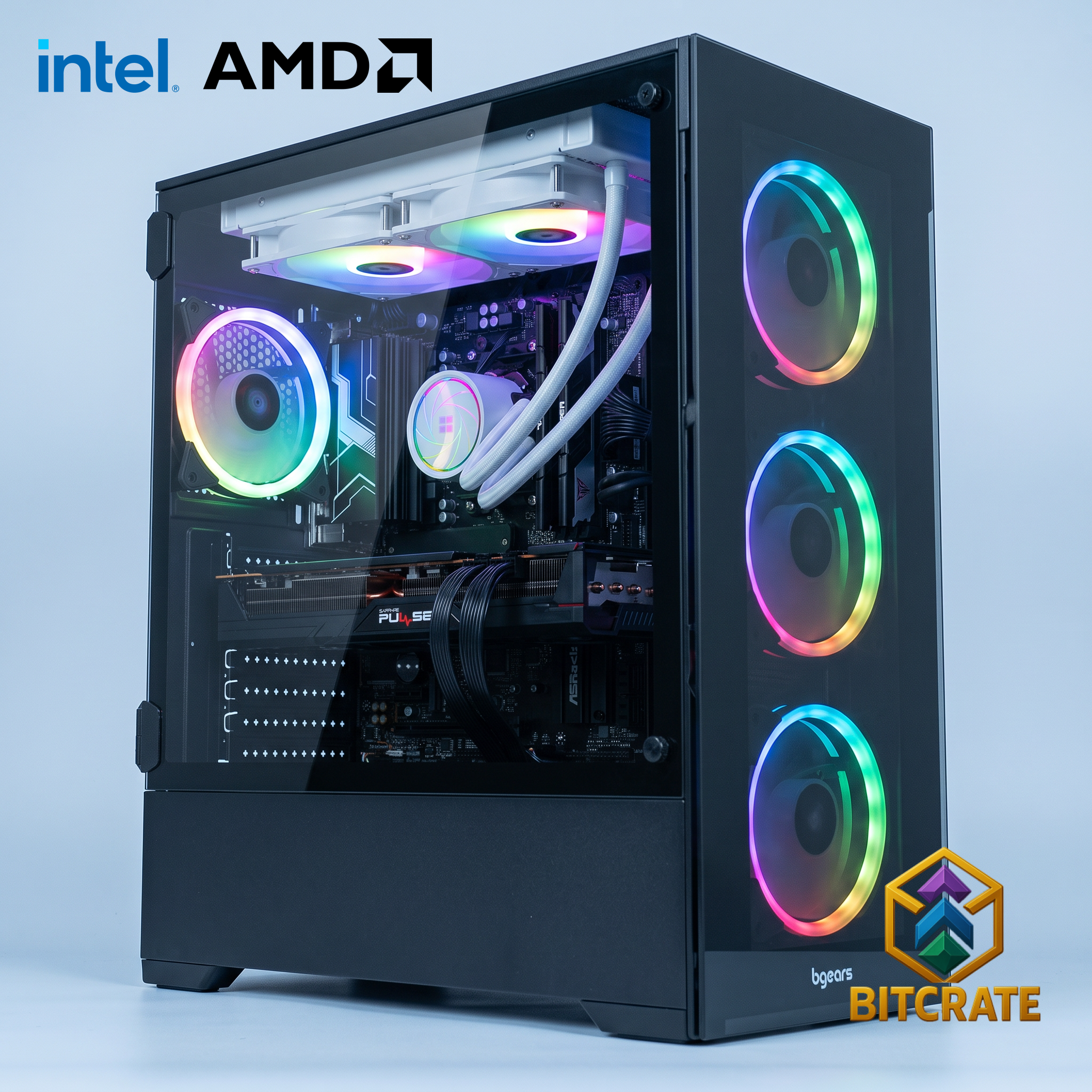 Epic BitCrate Vogue Mark XXIX | Core Ultra 7 265K + RX 9070 XT Pulse | 32GB 1TB NVMe
