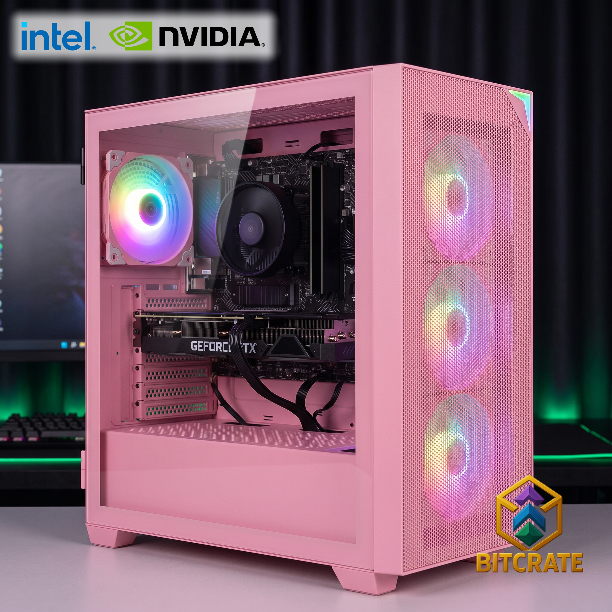 Uncommon Flamingo 9 | i3-12100 + RTX 3050 | 16GB 128GB