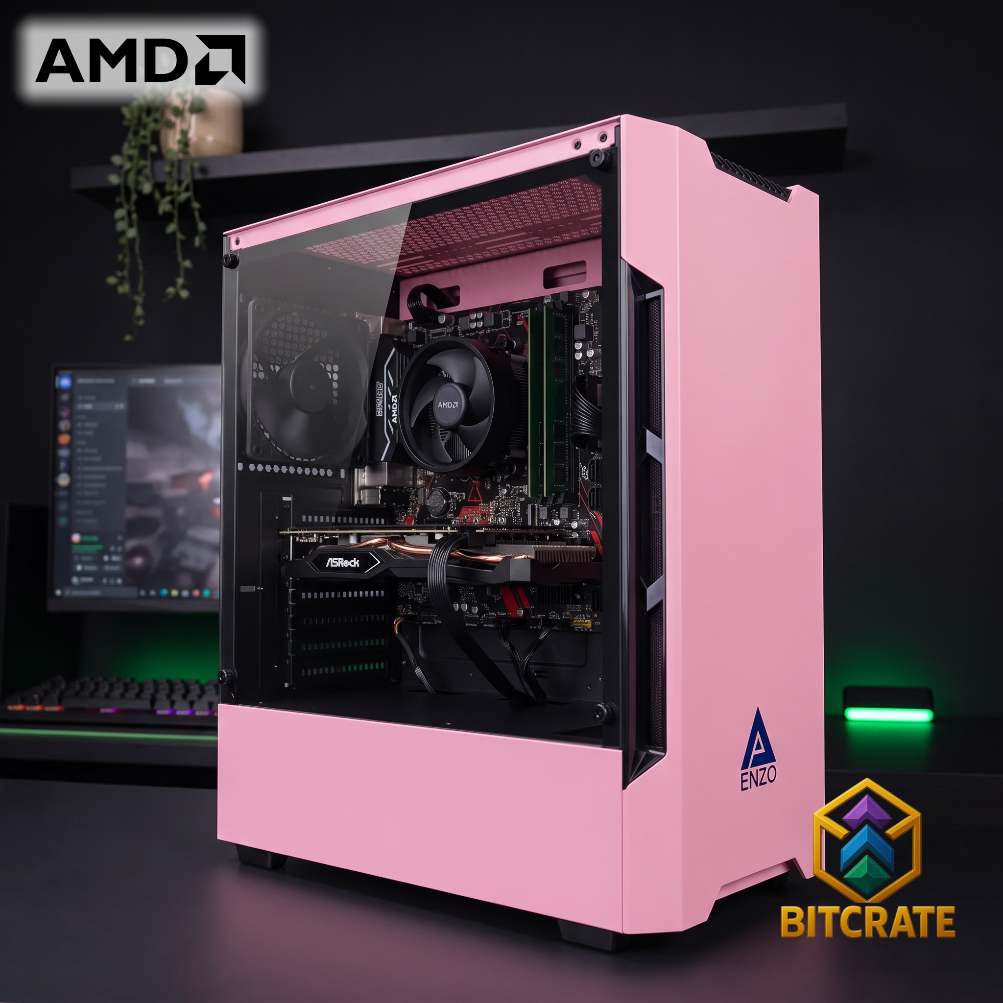 Uncommon Blush 4 | Ryzen 5 5500 + RX 7600 | 16GB 128GB