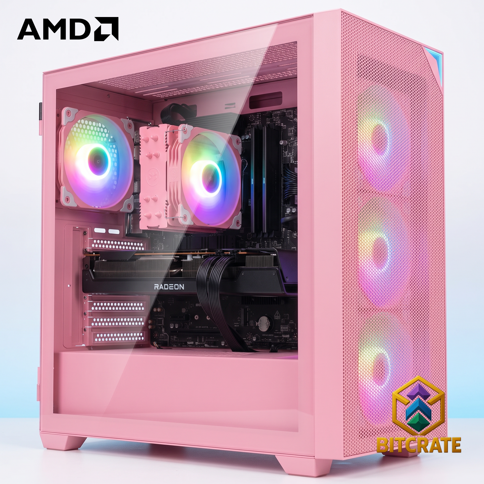 Rare Flamingo 23 | Ryzen 5 9600X + RX 7700 XT | 32GB 1TB