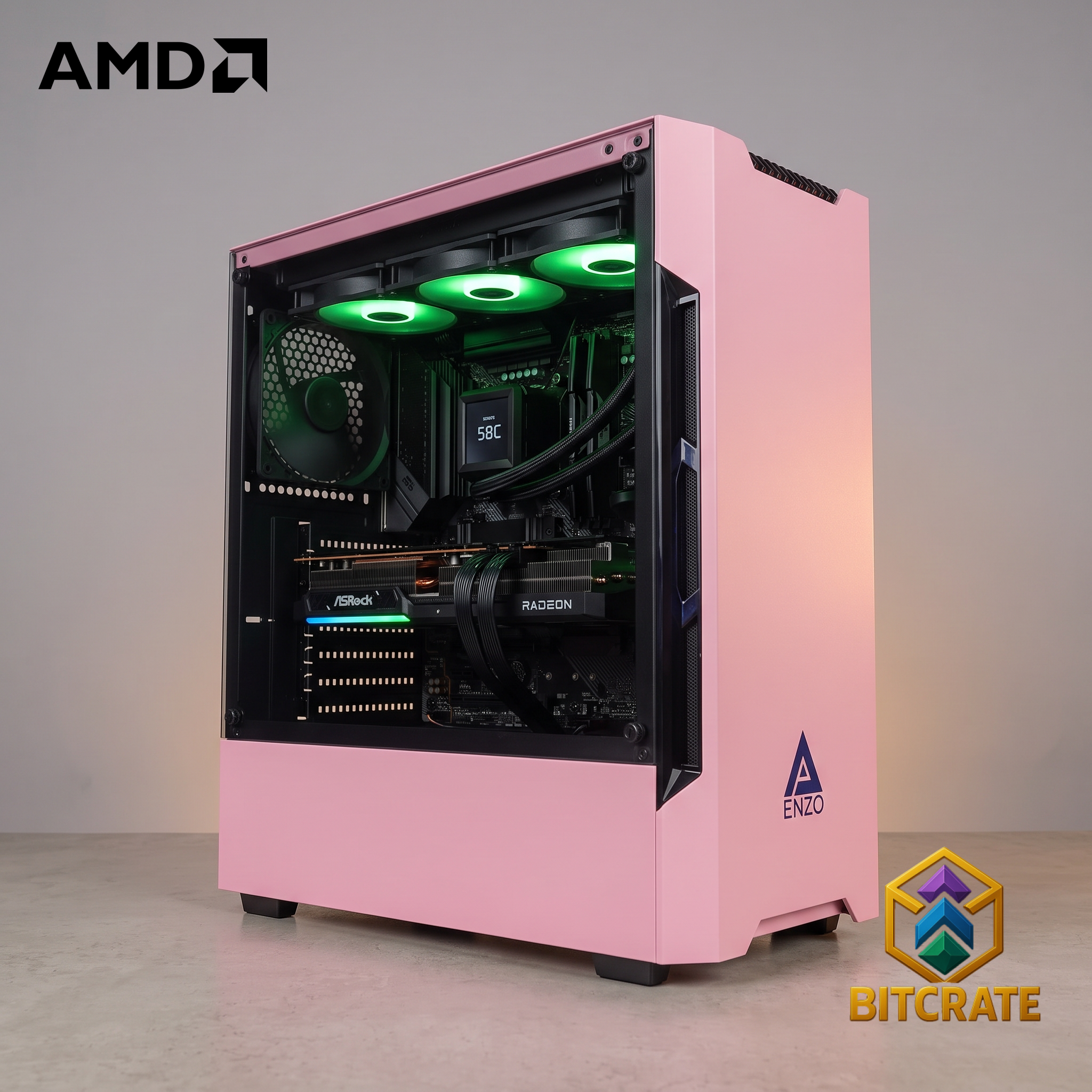 Legendary Blush 14 | Ryzen 7 9800X3D + RX 9070 | 64GB 2TB