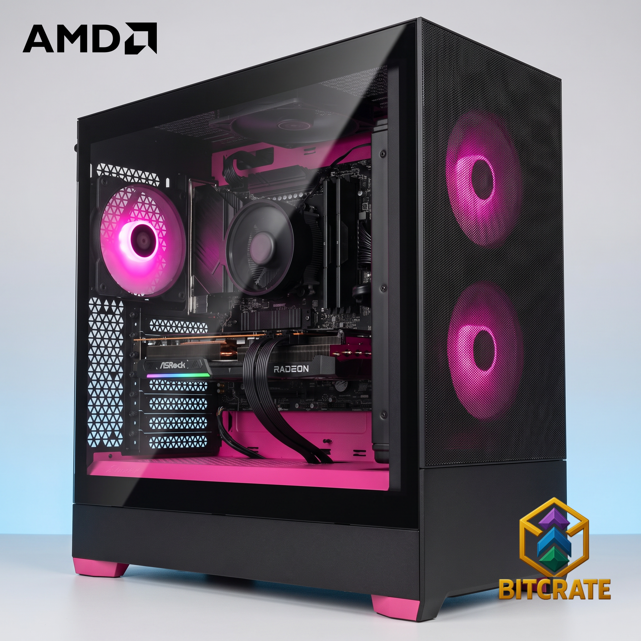 Rare Fuchsia 11 | Ryzen 5 9600X + RX 9070 | 16GB 1TB