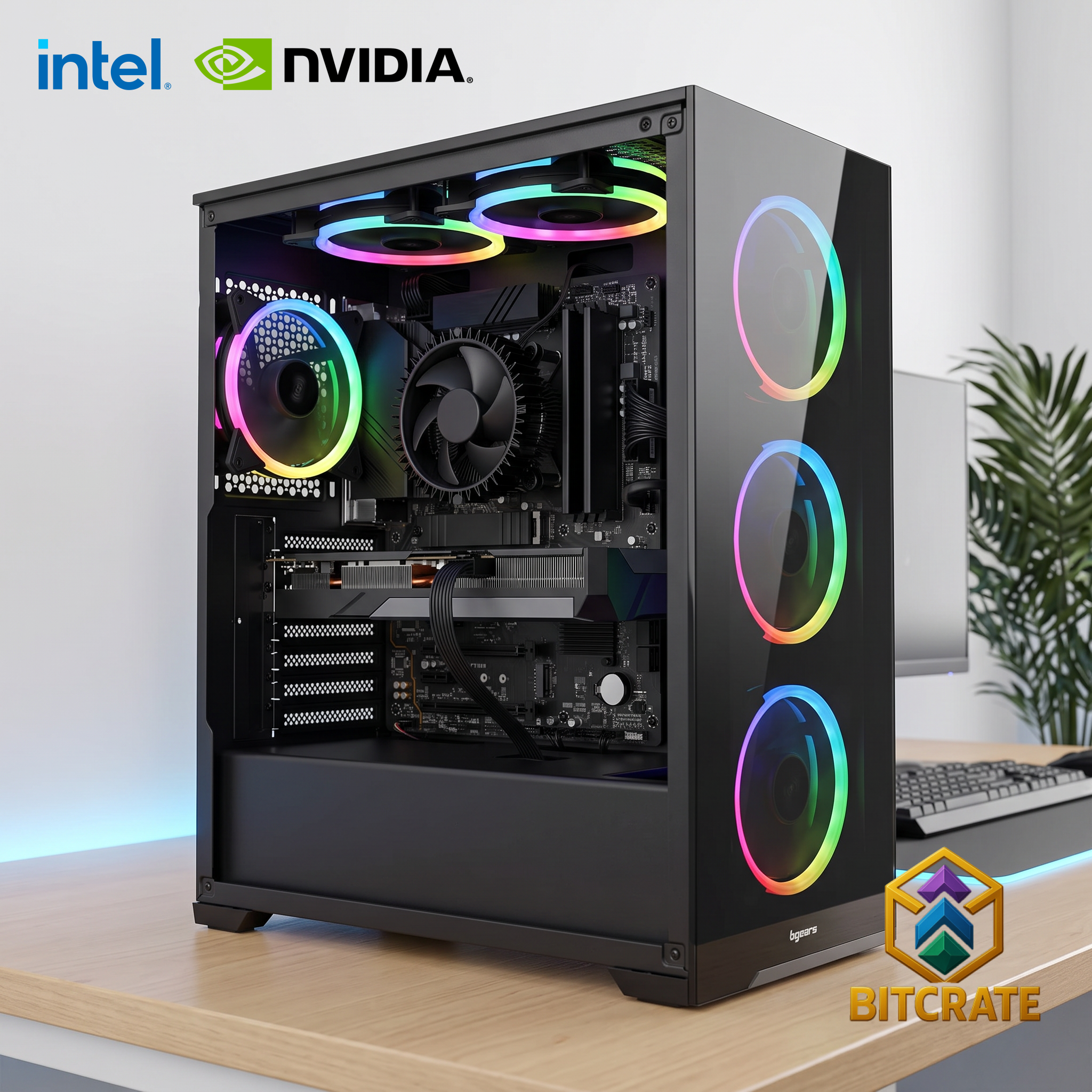 Rare BitCrate Vogue Mark VIII | i5-14400 + RTX 5060 Windforce | 16GB 1TB NVMe