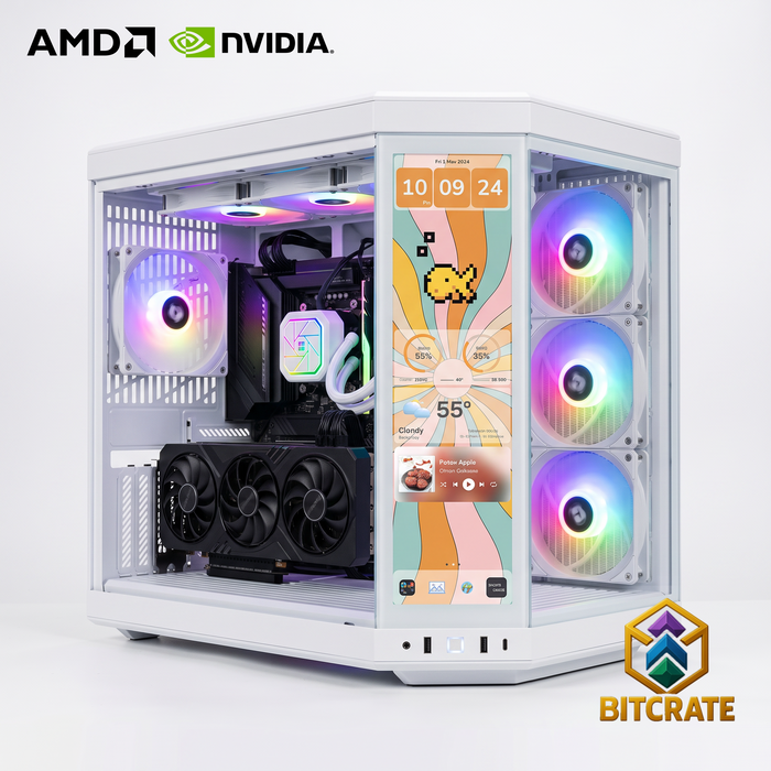 Epic BitCrate Luminara Mark II | Ryzen 5 9600X + RTX 5070 TUF | 32GB 1TB NVMe