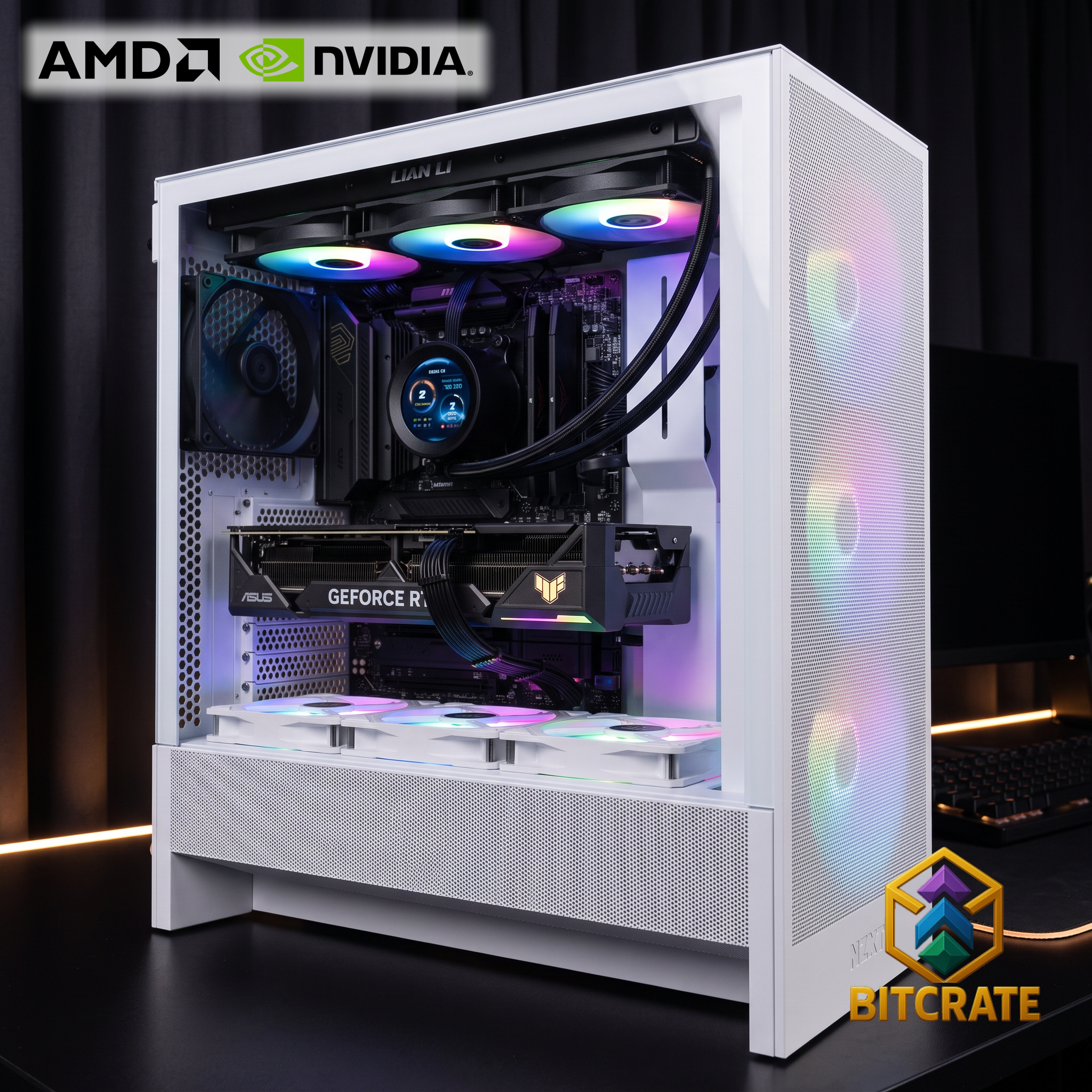 Legendary BitCrate Luminex Mark IV | Ryzen 7 9800X3D + RTX 5070 TUF | 64GB 2TB NVMe