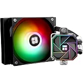 Refrigerador líquido para CPU AIO RGB de 120 mm de varias marcas, color negro 