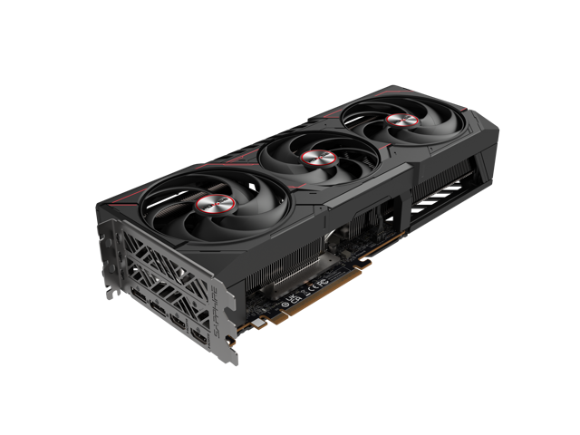 Sapphire AMD Radeon RX 9070 XT Pulse 16GB GDDR6 16GB 3-Fan Graphics Card (330mm) (TDP 320W) (Black)