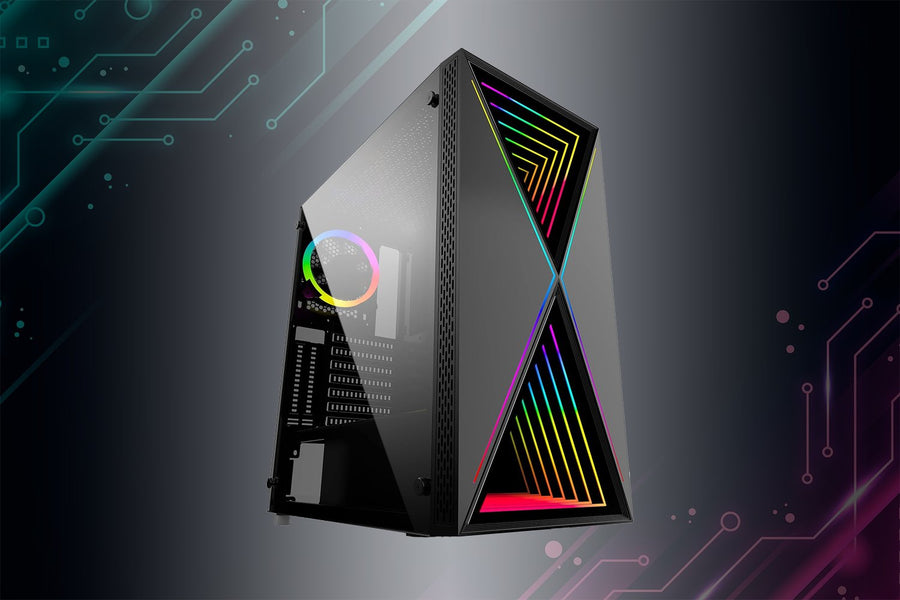 (ATX) BGears Blackwidow-BLK Gaming Computer Case