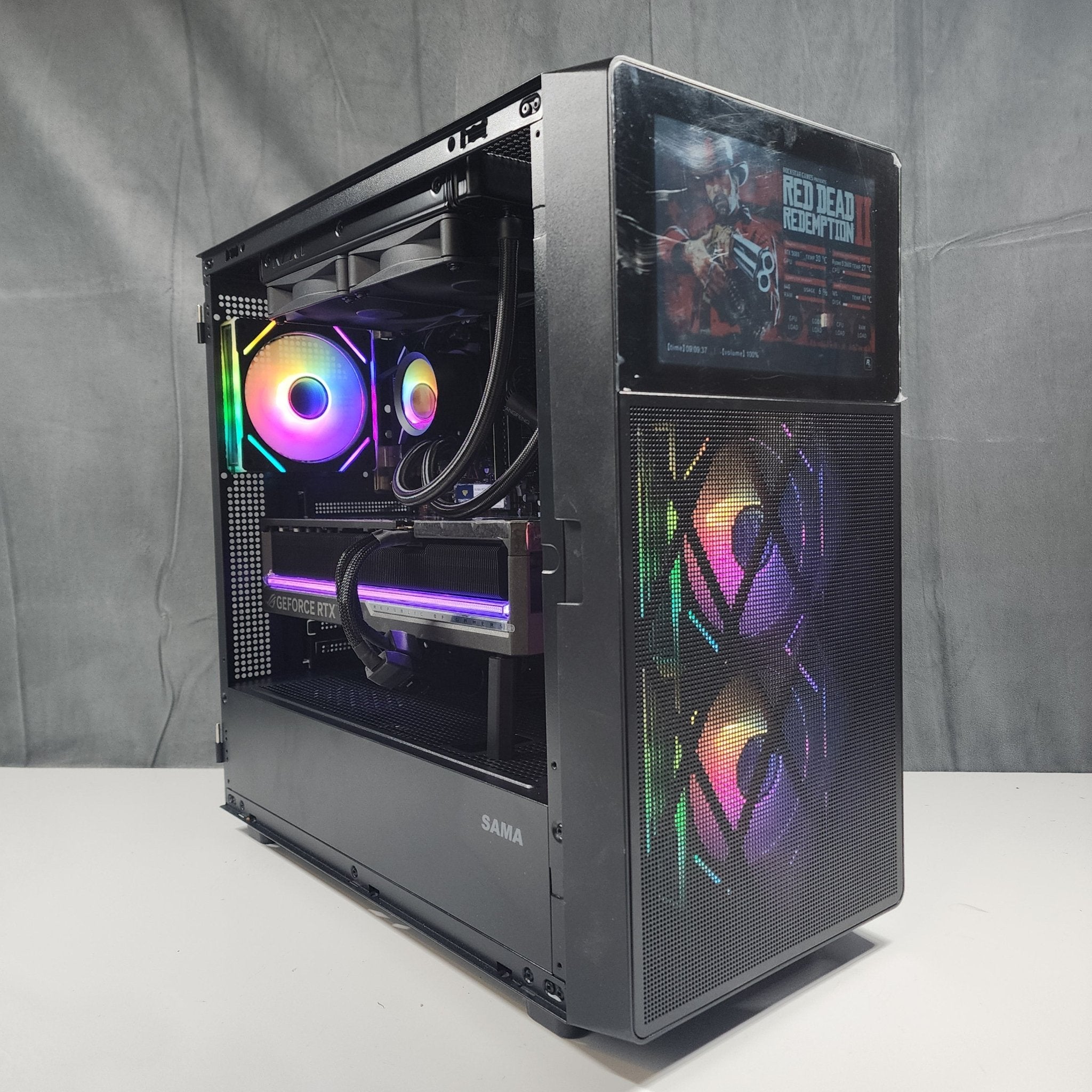 BitCrate Custom Gaming Desktop PC Ryzen 9 RX 9070 XT 4TB SSD 64GB WiFi Black - Geek Tech