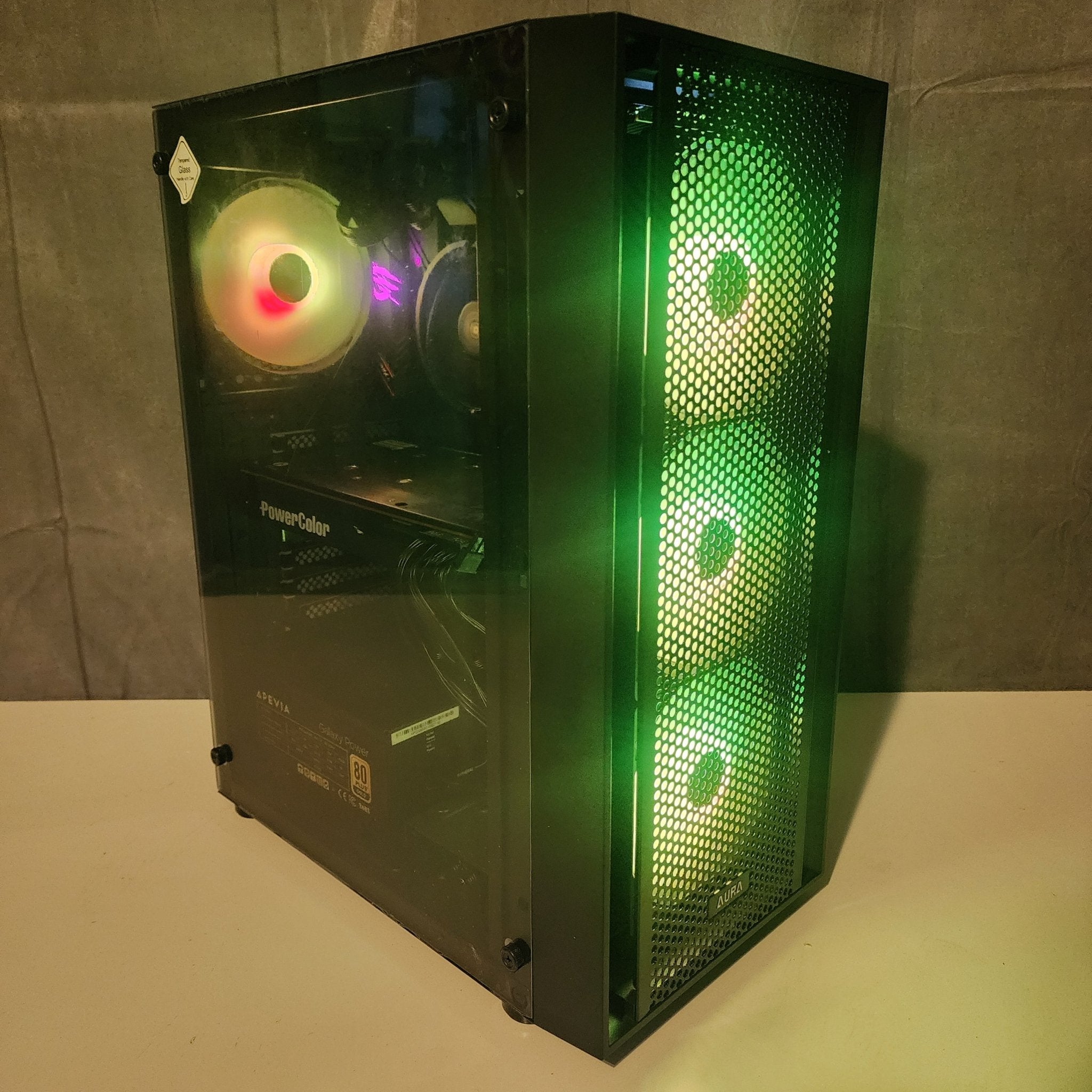 BitCrate Gaming Desktop Ryzen 5 3600 RX 5700 XT 1TB SSD 16GB DDR4 WiFi Black - Geek Tech